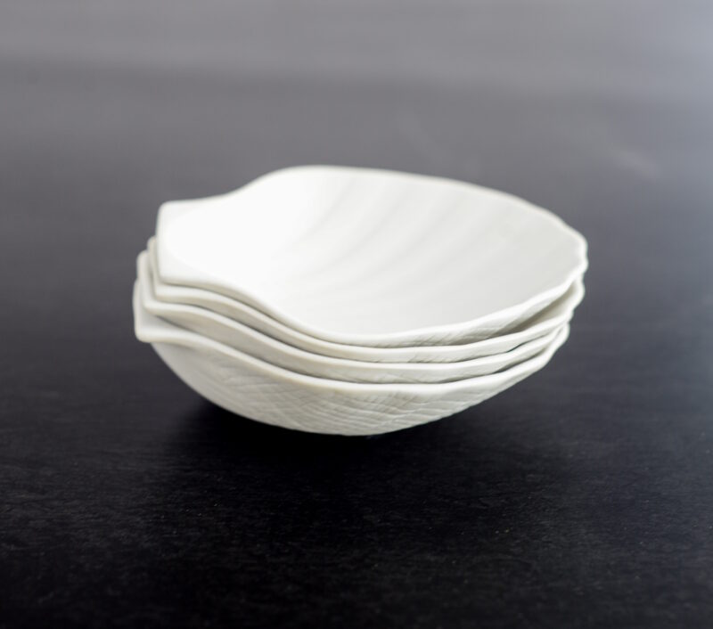 Jakobsmuschel-Schale aus Porzellan 3/6