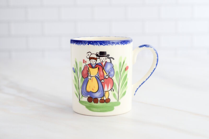 Tasse Aus Der Bretagne Mit Bretonischem Blau Weiss Motiv Mug