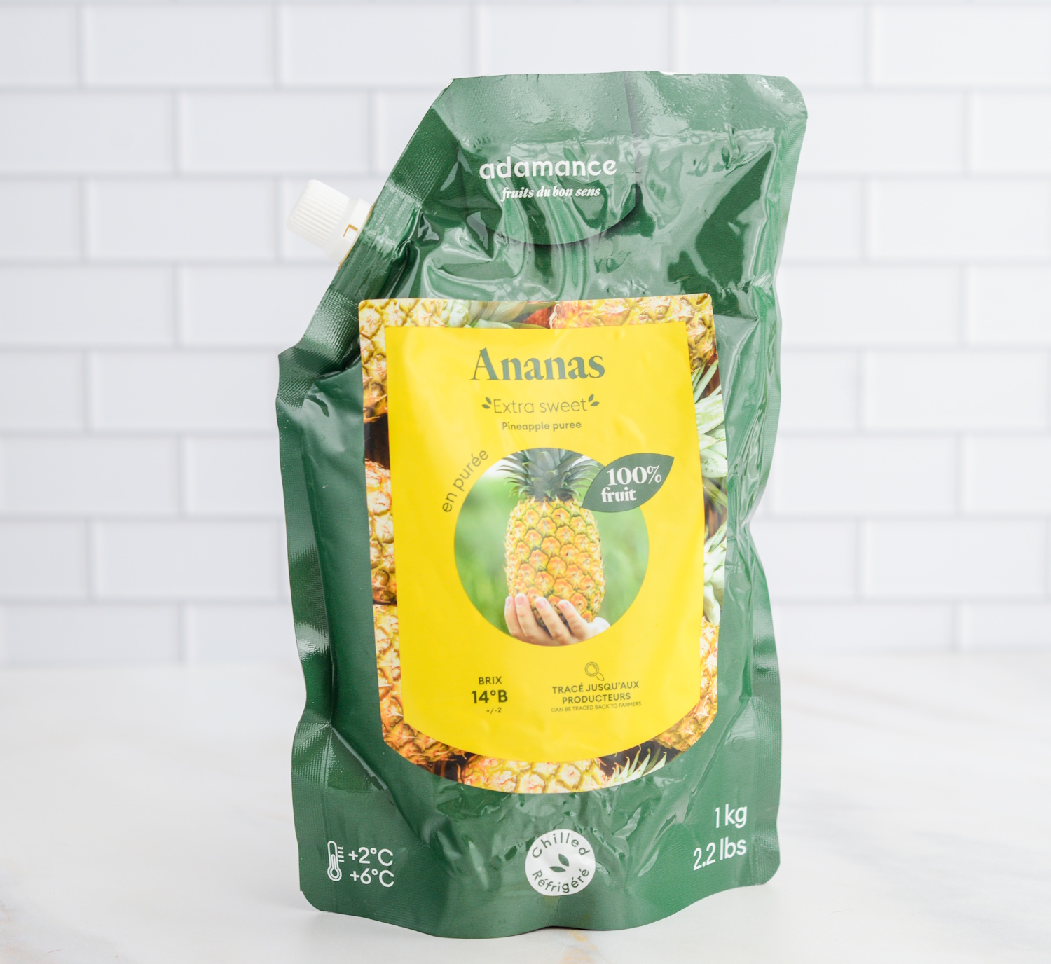 Ananaspüree 100% - 1kg