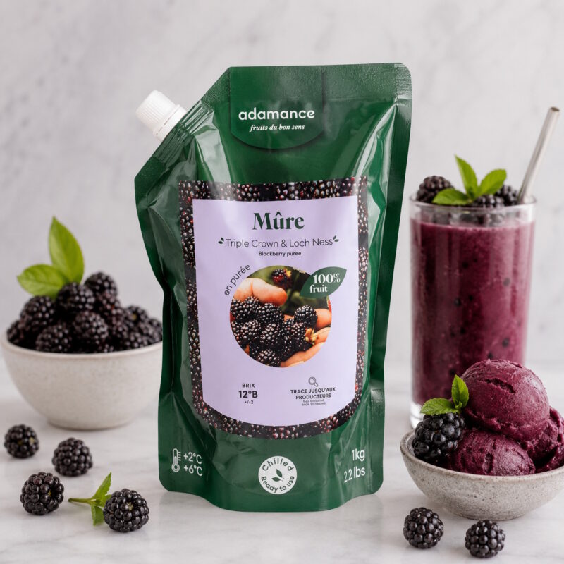 Brombeer Coulis Puerree Macarons Torte Tarte Fuellung Frisch