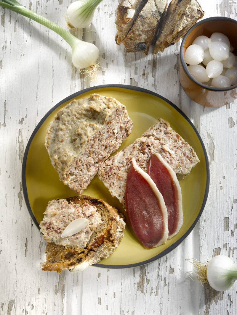 Enten-Pastete mit geräucherter Entenbrust von Lafitte 180g (Pâté pur canard de Magret fumé) 2/3