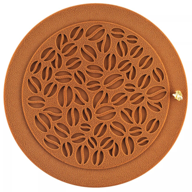 Silikon-Dekorform „Kaffee Decor“ – Kaffeebohnenmotiv für 1 Torte (18 cm) oder 6 Mini-Desserts (6cm) 4/7