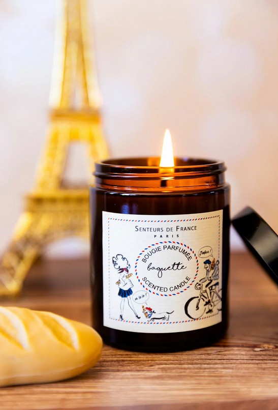 Baguette Kerzen Paris Geschenk Frankreich