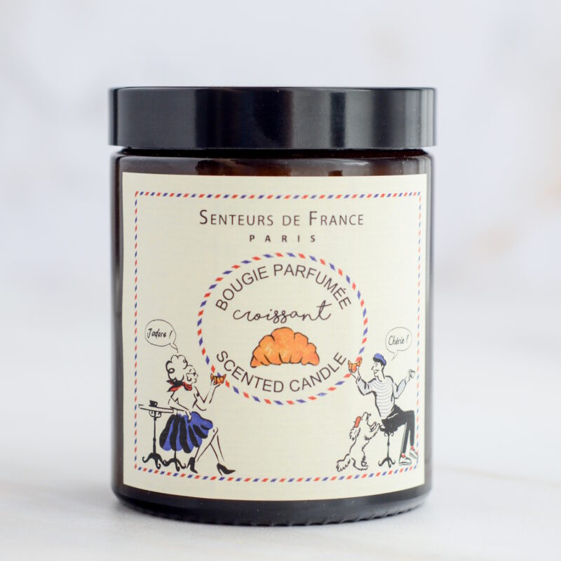 Croissant-Kerze– französische Duftkerze mit Croissant-Duft (Geschenkidee) 2/4