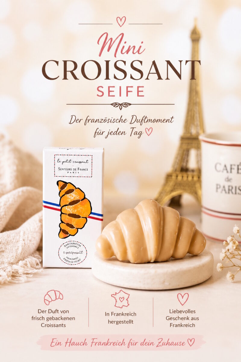 Croissant seife aus frankreich franzoesische duftseife als geschenkidee
