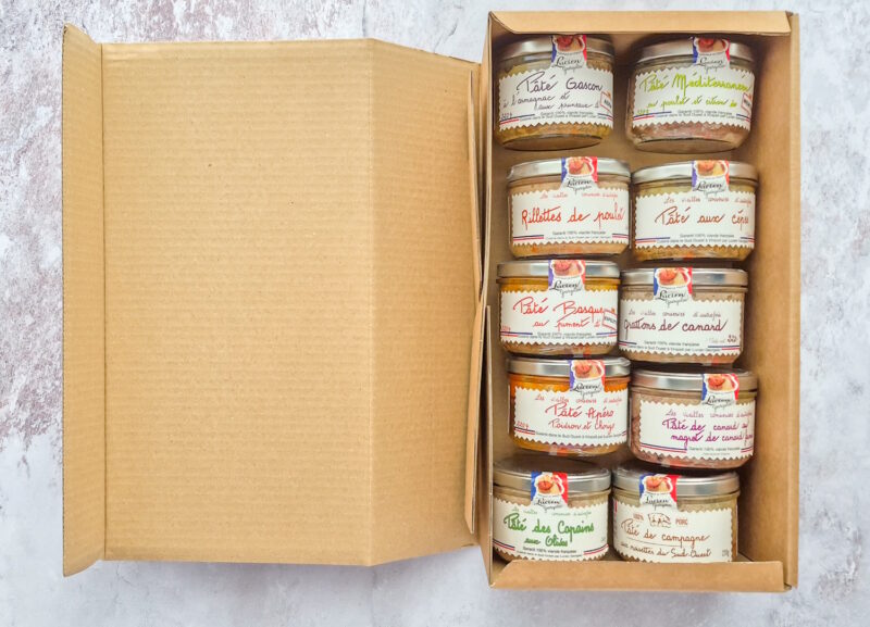 Große Geschenkbox „Provence“ mit Olivenmotiv – stabile Präsentbox zum Selbstbefüllen 3/5