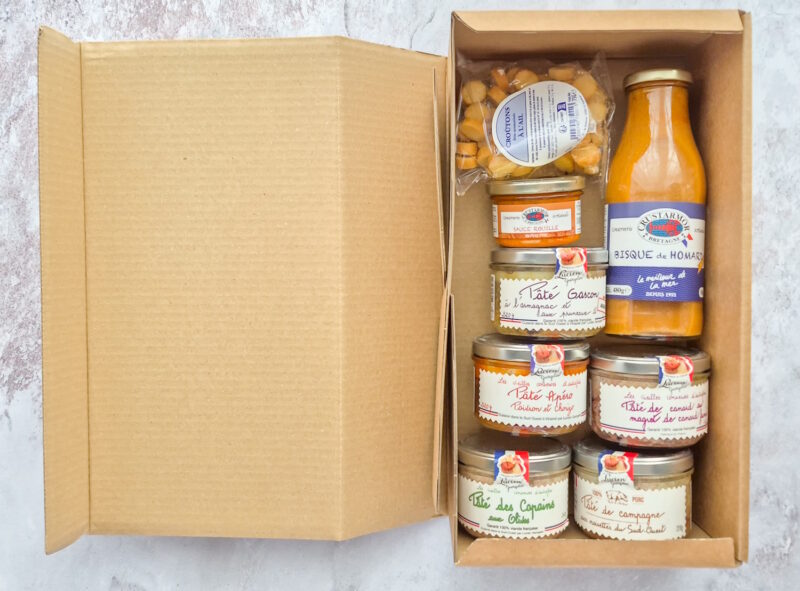 Große Geschenkbox „Provence“ mit Olivenmotiv – stabile Präsentbox zum Selbstbefüllen 4/5