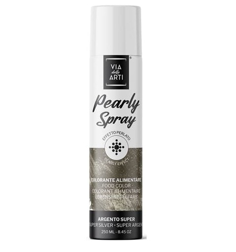 Silber Lebensmittelfarbe Spray Glaenzend Torte Dekor