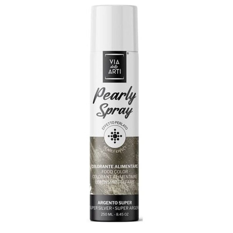 Silber Metallic Spray Edler Glanz Mit Klassischem Perleffekt Silber Metallic Spray Edler Glanz Mit Klassischem Perleffekt
