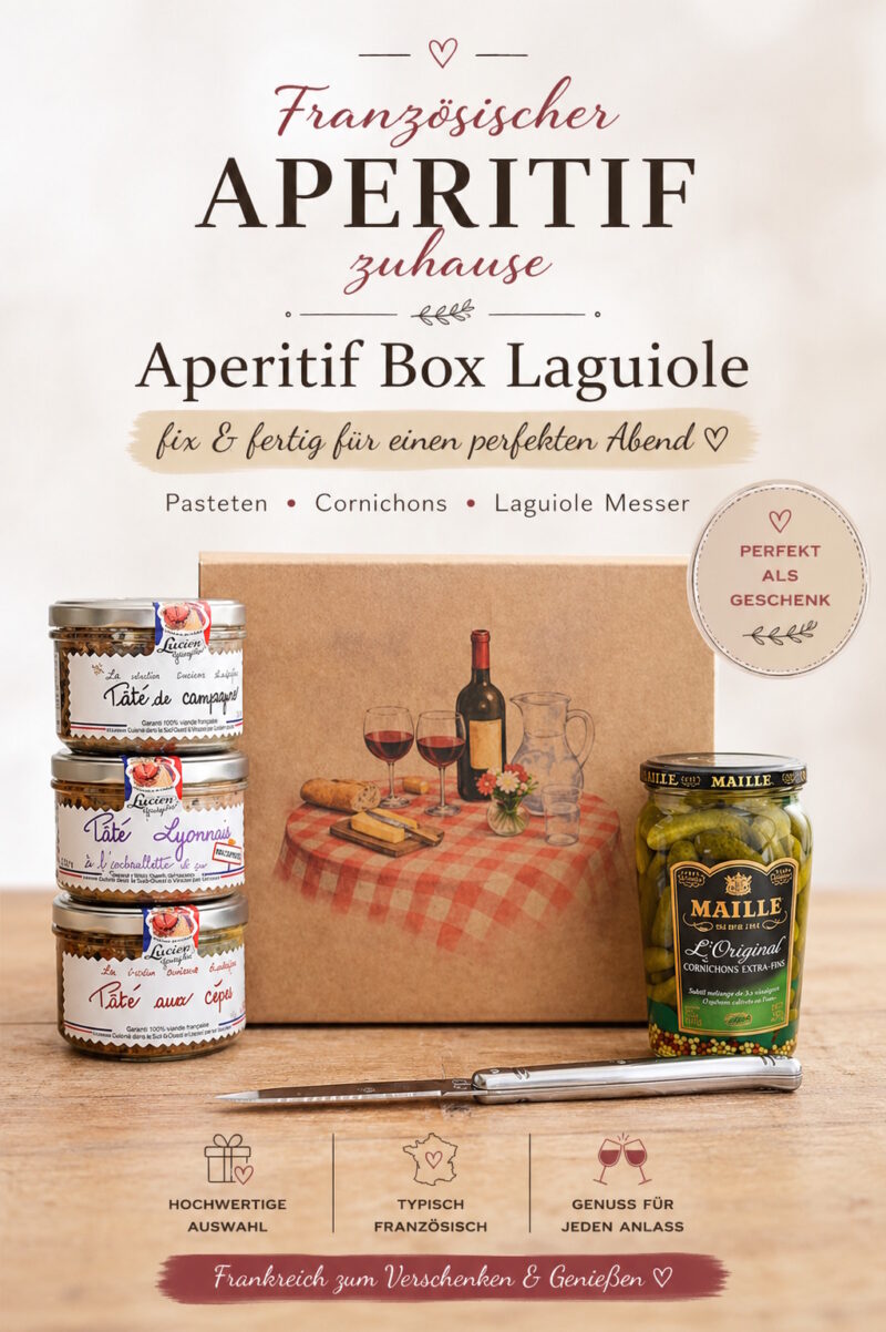 Geschnekbox pasteten cornichon laguiole
