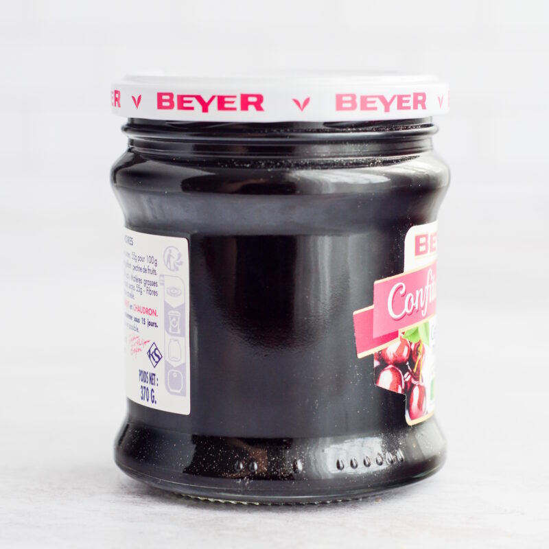 Schwarzkirschkonfitüre Extra mit Stücken – traditionelle französische Konfitüre 2/2