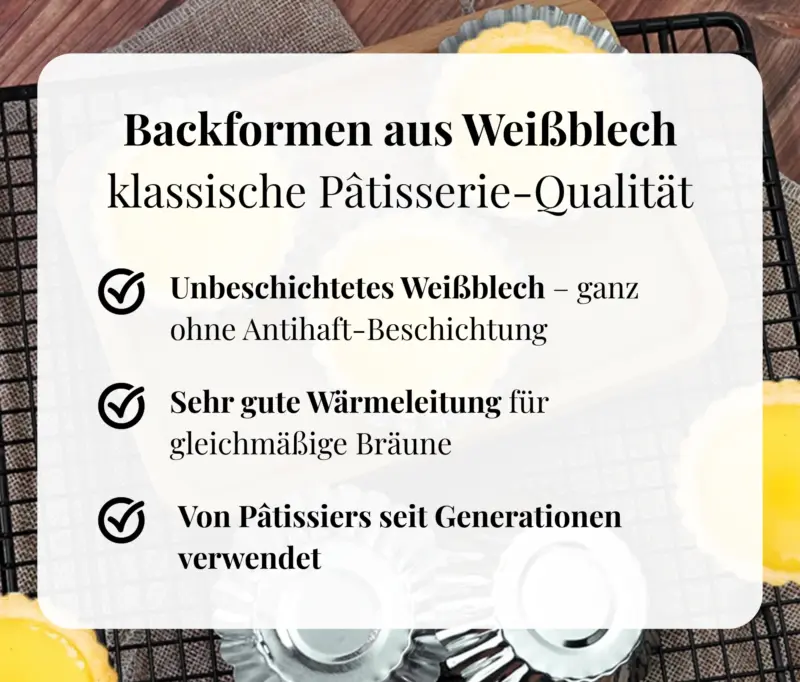 Große Brioche Backform aus Weißblech Ø 22 cm von Gobel 3/3