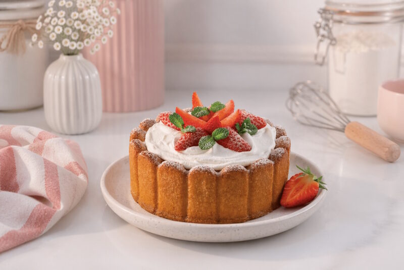 Charlotte bacform 18cm silikon einfach backen