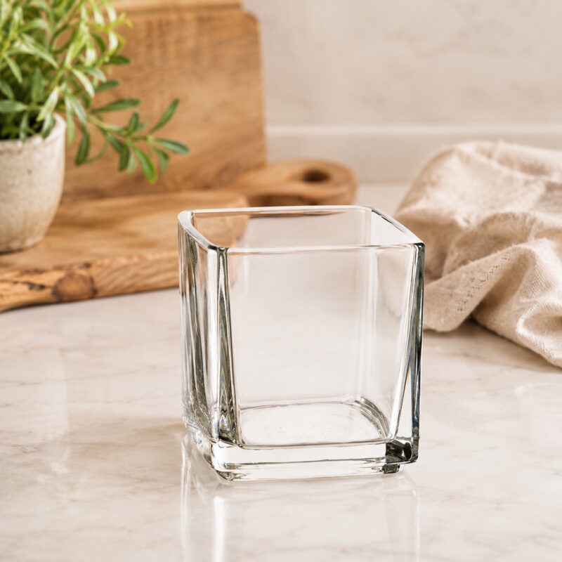Quadratische Glas Verrine Catering Buffet