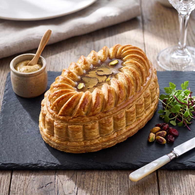 Pate en croute backform aus silikon