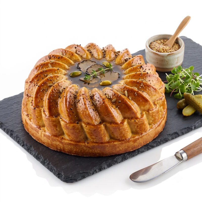 Pate en croute rund silikon backform