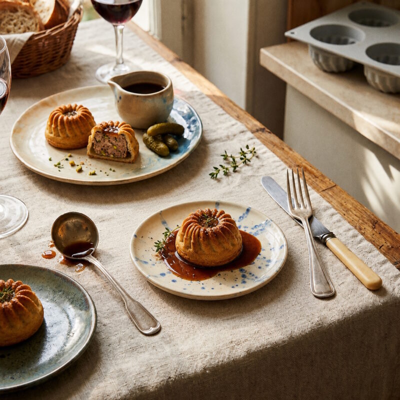 Runde einzelne silikon backform pate en croute gugelhupf