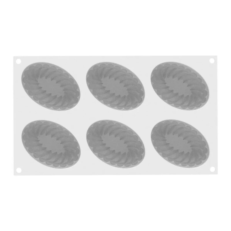 Silikon backform oval klein 145ml toertchen