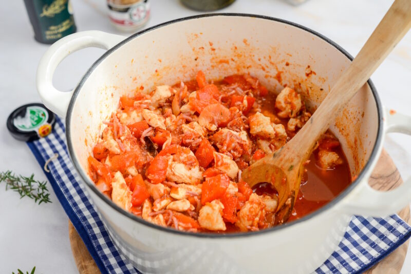 Baskischen huhn rezept einfach poulet basquaise