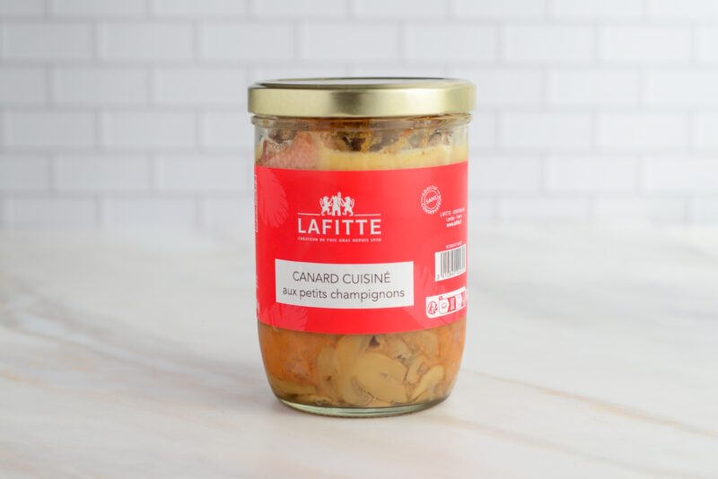 Enten mit pilzen sauce
