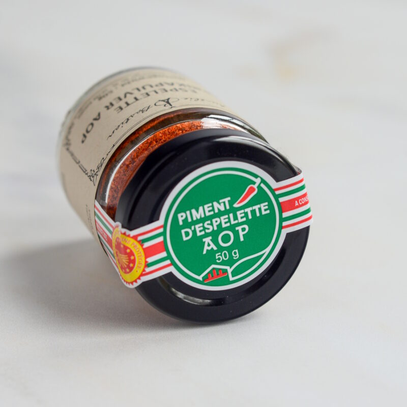 Espelette paprikapulver aop 50g piment d espelette aurelie bastian