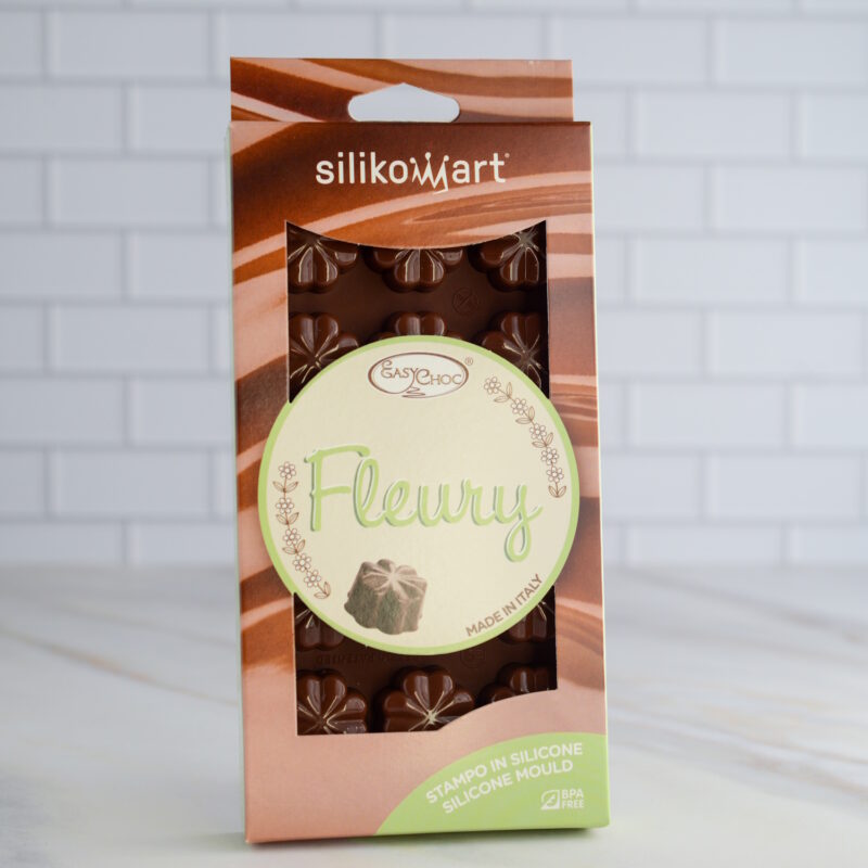 Fleury silikonform kleeblatt pralinen marzipan schokolade