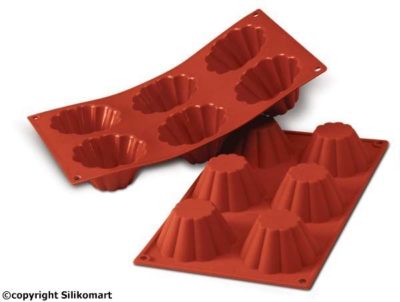 Silikon-Backform Briochettes
