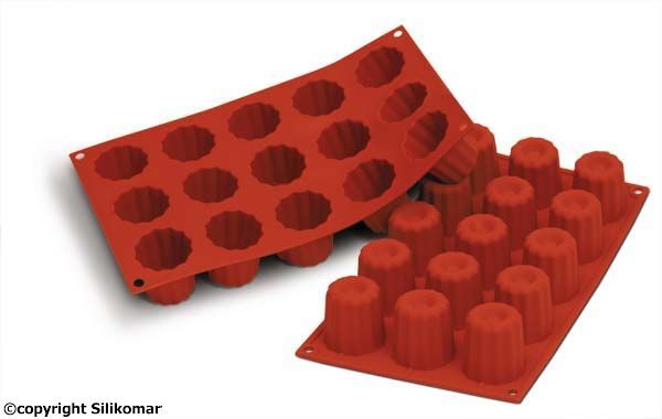 Silikon-Backform mittlere Cannelés SF059