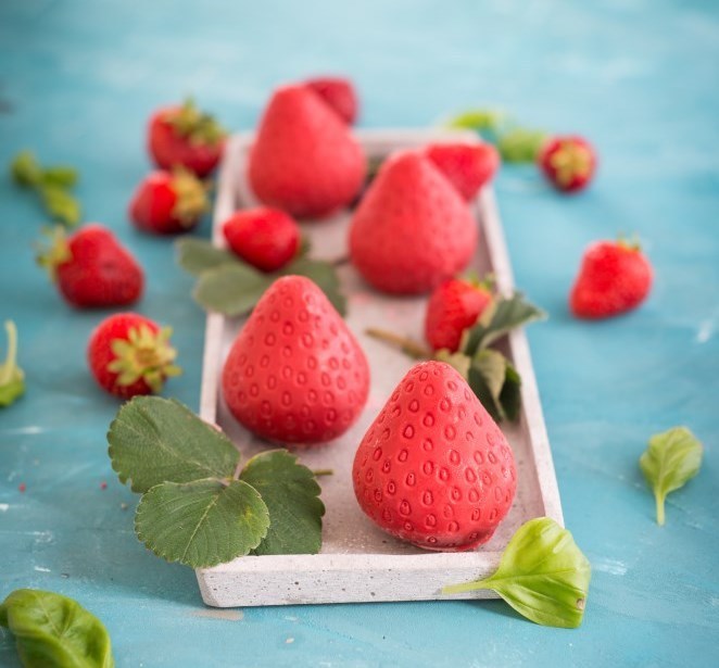 Silikonform Erdbeere Fragole e Panna