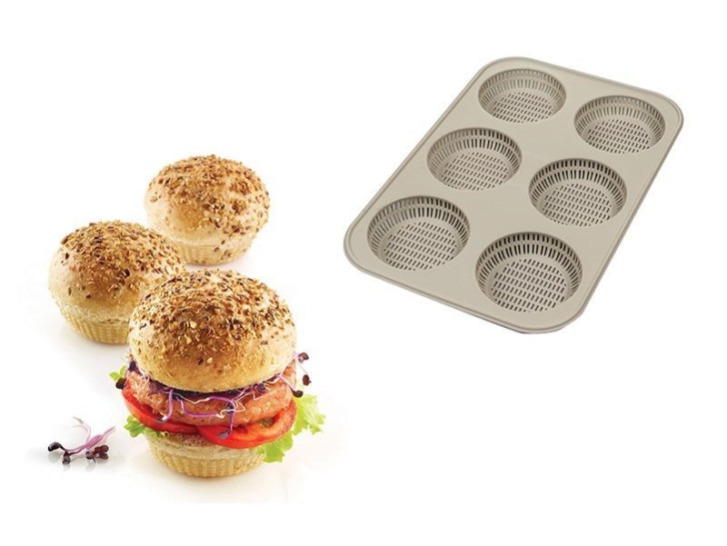 Produktbild 1 Burger Buns Silikon-Backform