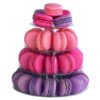 Mini Macarons Pyramide mit Transportschale - durchsichtig 2/5