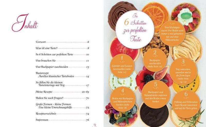 Tartes & Tartelettes (Gebundene Ausgabe) mit Widmung 4/8