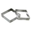Quadratische Tarteletteform 75 x 75 x 20 mm