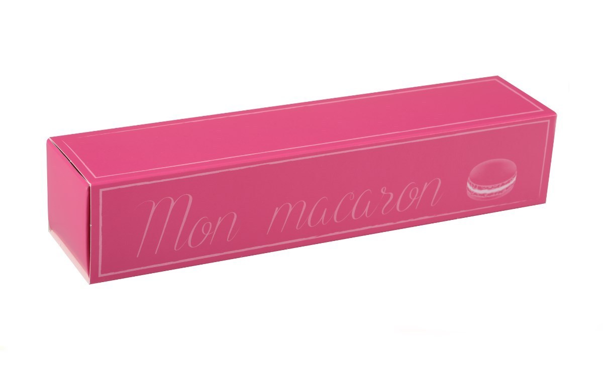 Schachtel Macarons Rosa