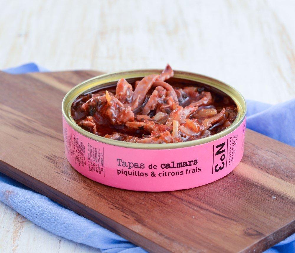 Tapas N 3 Tintenfisch Piquillos Und Frische Zitrone Hier Kaufen Franzosisch Kochen Backen