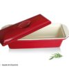 Gusseisen Terrine von Chasseur 28 x 12 cm - Rot