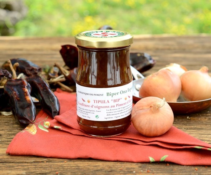 Zwiebelconfit Confit d'oignons mit Piment d'Espelette 230g
