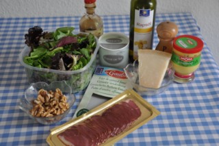 Salade de Magret de Canard fumé (Salat mit geräucherte Barbarieentenbrust) DSC_3388 320x200