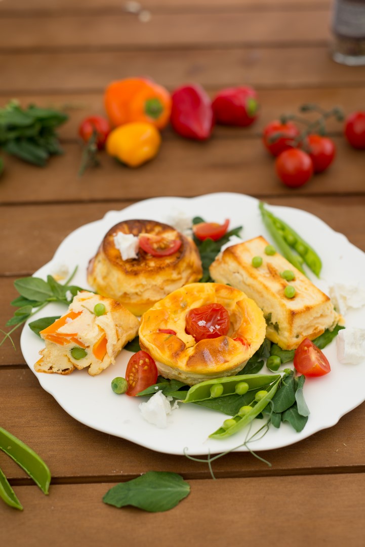 Flan de légumes (Gemüsepudding) Gemüse Pudding