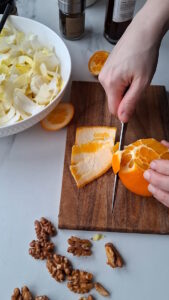 Chicorée Salat mit Orange und Walnüssen Chicoree Orangen Salat Mit Walnüssen Rezept 4 169x300
