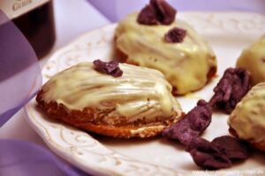 Veilchen-Madeleines (Madeleines à la violette)