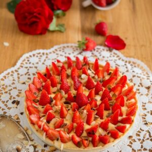 Französische Erdbeertarte (Tarte aux fraises)