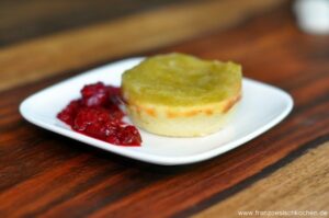 Cheesecake à la rhubarbe ( Rhabarber Cheesecake)