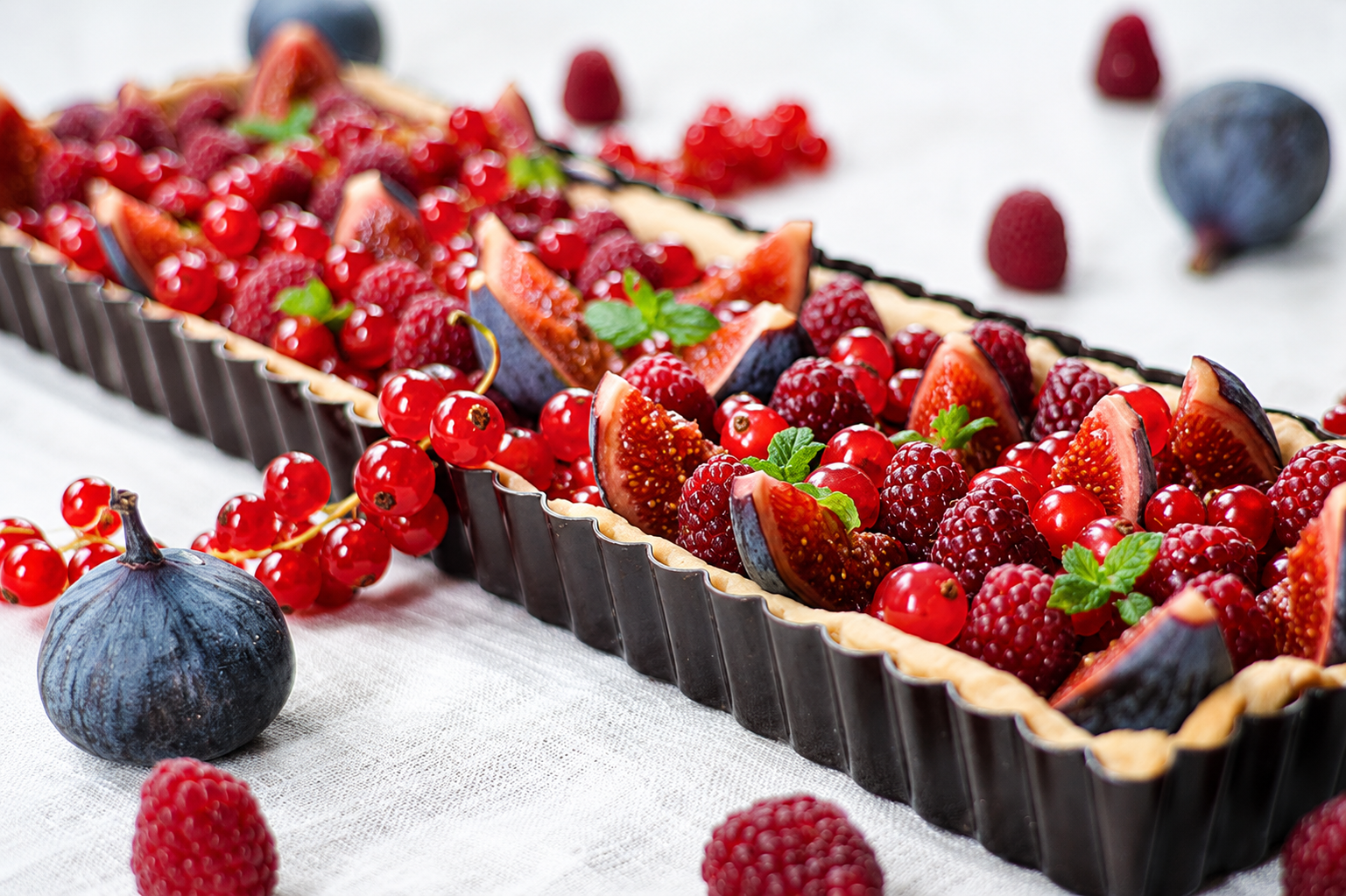 Feige Himbeere Tarte Mit Tonkabohnen Rezept Elegante
