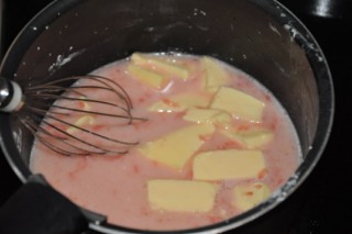 Grapefruit-Curd Grapefruit Creme Schritt 3 Butter In Grapefruit Curd Schmelzen
