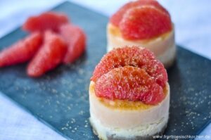 Entremets pamplemousse et speculoos (Spekulatius – Grapefruit Törtchen)