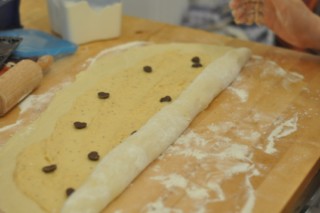 Le petit Chinois Alsacien ? Elsässische Brioche Schritt 7 Teig Rollen Mit Schokolade