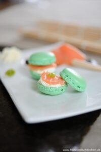 Macarons Tipps Teil 2 : die Füllung Lachs Wasabi Macaron Füllung 200x300