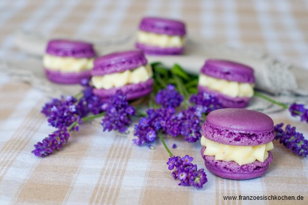  Lavendel Macarons Füllung