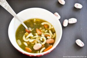 Soupe au pistou à ma façon (Pistou Suppe nach meiner Art)